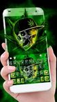 Captură de ecran Rasta Weed Skull Temă tastatură apk 