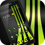 Fluorescent Green Stripe Theme APK