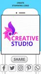 Tangkapan layar apk Pembuat Logo -Pembuat Ikon,Desainer Grafis Kreatif 5