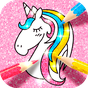 Icône de Livre de coloriage licorne - Unicorn Coloring Book