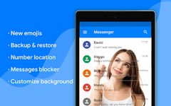 Captura de tela do apk Emoji Messenger for SMS 