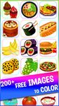 Food Color by Number - Pixel Number Draw Coloring ảnh màn hình apk 2