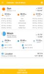 Captură de ecran Calendar - Soarele şi Luna apk 13