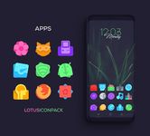 Скриншот 1 APK-версии Lotus Icon Pack