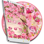 Розовая летняя цветочная тема APK