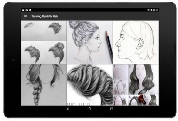 Realistisches Haar zeichnen für Android - Download