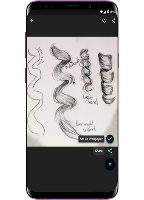 Realistisches Haar zeichnen für Android - Download