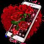 Sparkle Red Rose Tema APK