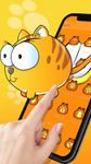 รูปภาพที่ 2 ของ Orange Cartoon Cute Lazy Cat Theme