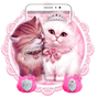 Icône apk Beau thème de chat rose mignon