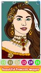 Princess Glitter Color by Number - Adult Coloring ảnh số 2