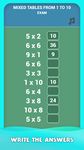 Tables de multiplication pour les enfants gratuits capture d'écran apk 7