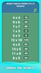 Tables de multiplication pour les enfants gratuits capture d'écran apk 6