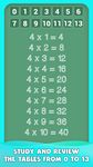 Tables de multiplication pour les enfants gratuits capture d'écran apk 4