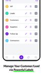 LEADer:Free CRM, Customers, Leads & Sales Tracking στιγμιότυπο apk 5