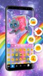 Скриншот 3 APK-версии тема для клавиатуры Twinkle Rainbow Cat