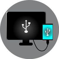 Mobile Connect To TV USB アイコン
